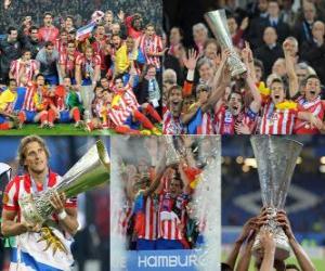 Puzzle Ατλέτικο Μαδρίτης Πρωταθλητής, Europa League 2009-10